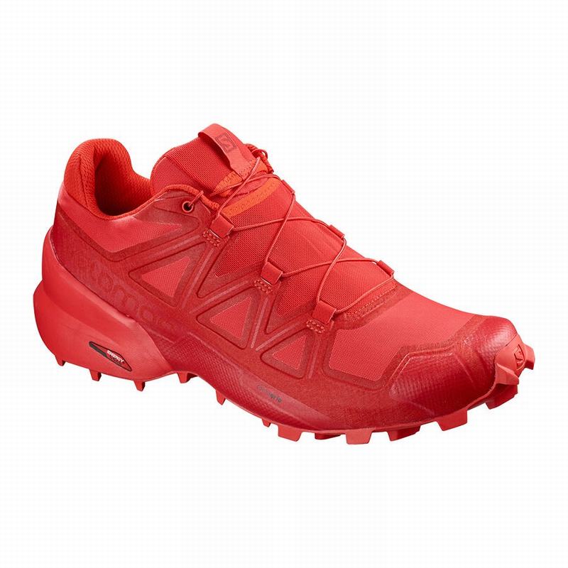 Salomon SPEEDCROSS 5 Zapatillas Trail Running Hombre - Rojas - Colombia (04728-VJUO)